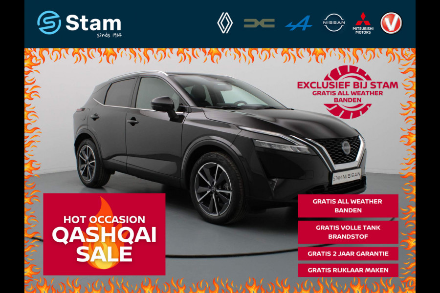 Nissan QASHQAI 158pk MHEV Xtronic Tekna Adapt. cruise | 360° Camera | Head-Up | Navi | Panoramadak