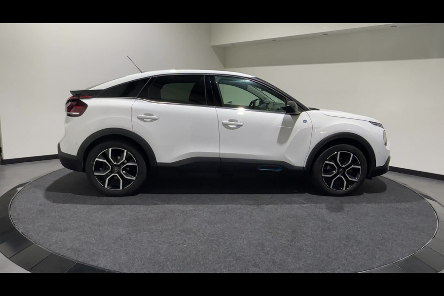 Citroën Ë-C4 Shine 50 kWh | Panoramadak | adaptieve cruise control | Apple & Android Carplay | SoH (batterijcheck) 93.19 % score!