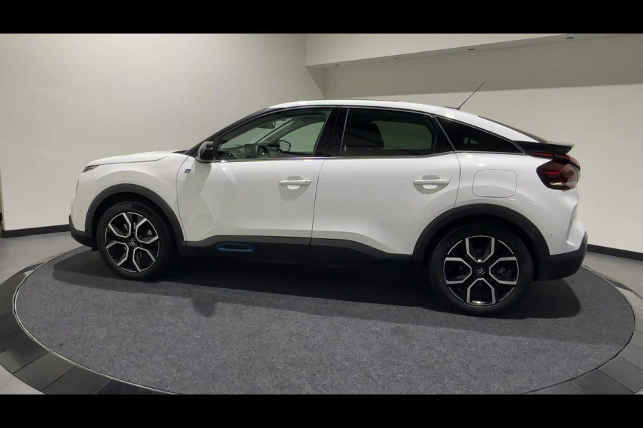 Citroën Ë-C4 Shine 50 kWh | Panoramadak | adaptieve cruise control | Apple & Android Carplay | SoH (batterijcheck) 93.19 % score!