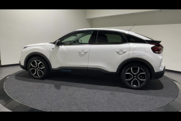 Citroën Ë-C4 Shine 50 kWh | Panoramadak | adaptieve cruise control | Apple & Android Carplay | SoH (batterijcheck) 93.19 % score!