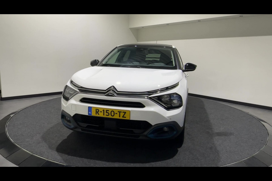 Citroën Ë-C4 Shine 50 kWh | Panoramadak | adaptieve cruise control | Apple & Android Carplay | SoH (batterijcheck) 93.19 % score!