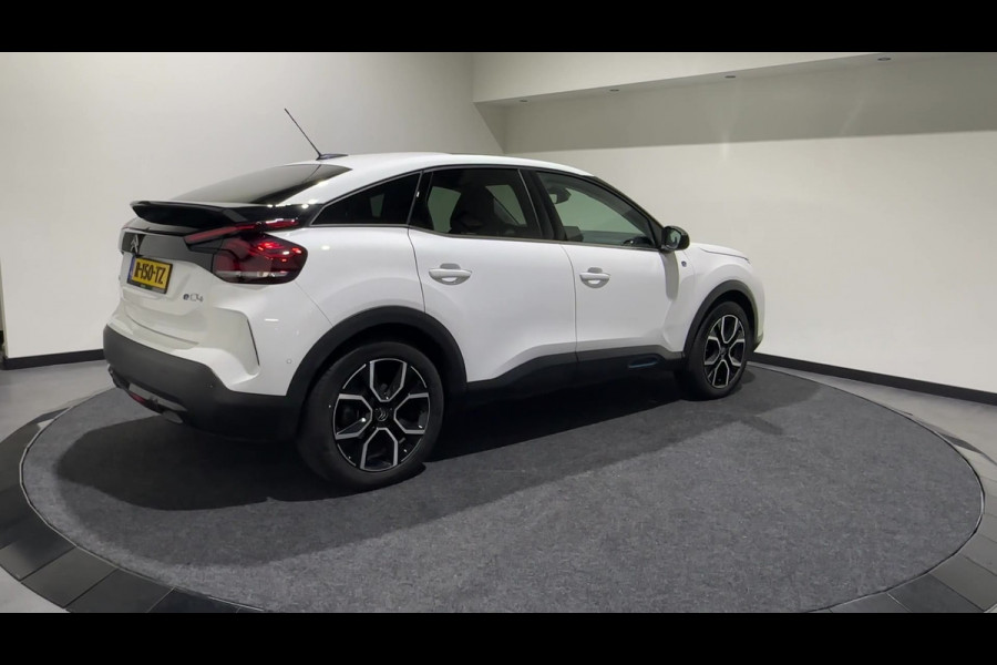 Citroën Ë-C4 Shine 50 kWh | Panoramadak | adaptieve cruise control | Apple & Android Carplay | SoH (batterijcheck) 93.19 % score!