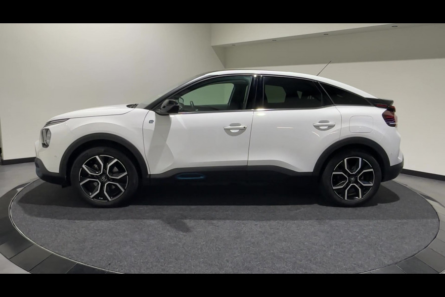 Citroën Ë-C4 Shine 50 kWh | Panoramadak | adaptieve cruise control | Apple & Android Carplay | SoH (batterijcheck) 93.19 % score!