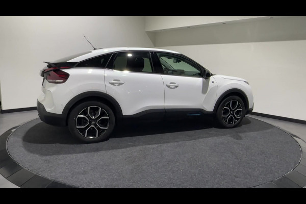 Citroën Ë-C4 Shine 50 kWh | Panoramadak | adaptieve cruise control | Apple & Android Carplay | SoH (batterijcheck) 93.19 % score!