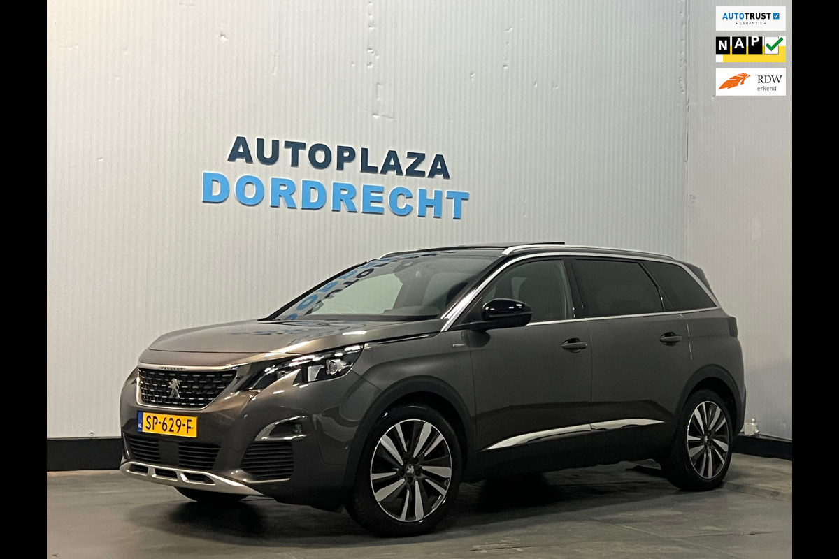 Peugeot 5008 1.2 PureTech GT-Line | 7 Pers|Pano|Navi|Cam|Dodehoek|Trekhaak|Dealer Onderhouden Peugeot 5008 1.2 PureTech GT-Line | 7 Pers|Pano|Navi|Cam|Dodehoek|Trekhaak|Dealer Onderhouden
