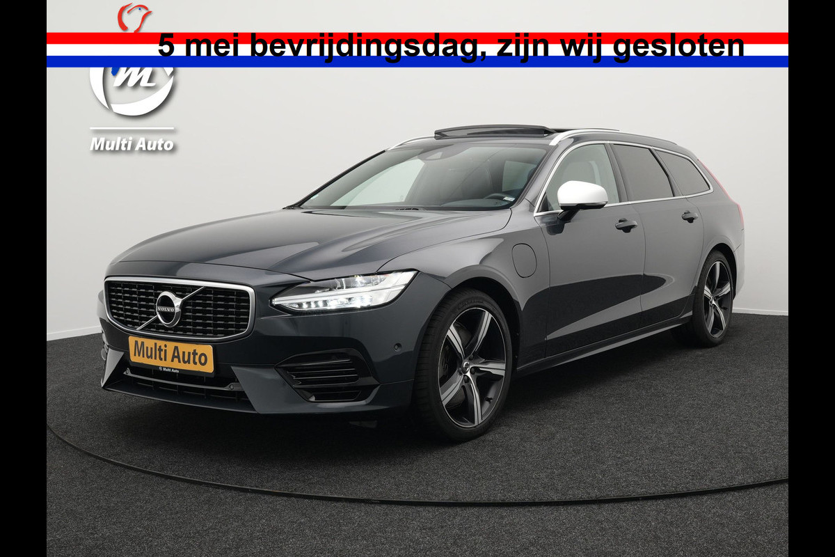 Volvo V90 T8 AWD R-Design Plug In Hybrid 394pk PHEV | Panodak | Adaptive Cruise | Harman Kardon | Alcantara Sportstoelen | Parkassist | Apple Carplay | 19"L.M | Pilot Assist | Volvo V90 T8 AWD R-Design Plug In Hybrid 394pk PHEV | Panodak | Adaptive Cruise | Harman Kardon | Alcantara Sportstoelen | Parkassist | Apple Carplay | 19"L.M | Pilot Assist |