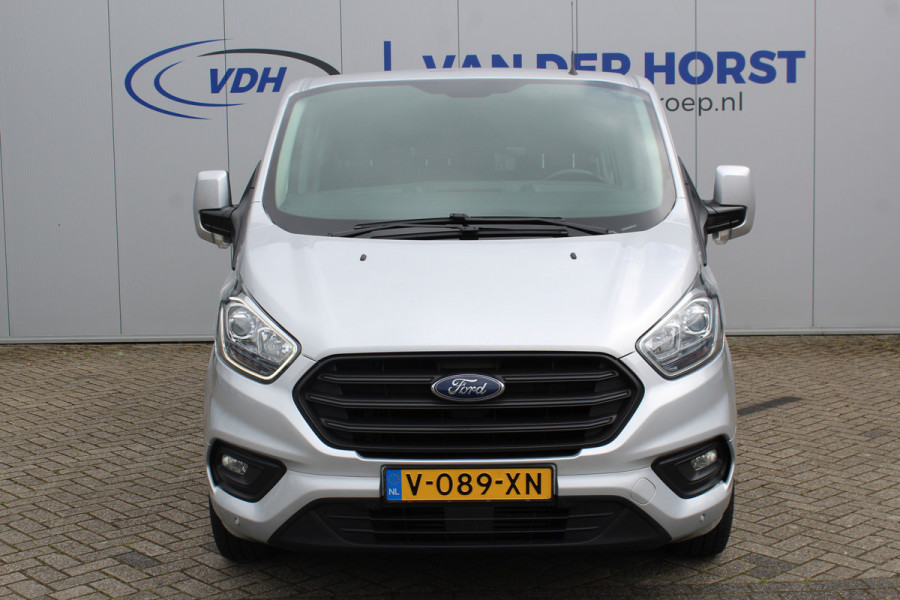 Ford Transit Custom 300 2.0-105pk TDCI L2H1 Trend Dubb. Cab. 6-zits parkeersensoren voor + achter - Bluetooth - Trekhaak - Cruise Control - Airco
