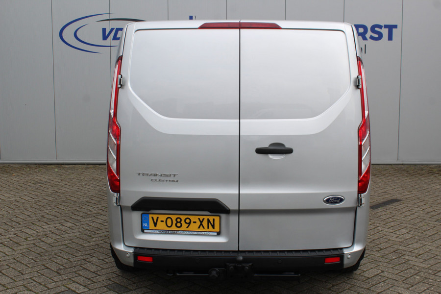Ford Transit Custom 300 2.0-105pk TDCI L2H1 Trend Dubb. Cab. 6-zits parkeersensoren voor + achter - Bluetooth - Trekhaak - Cruise Control - Airco