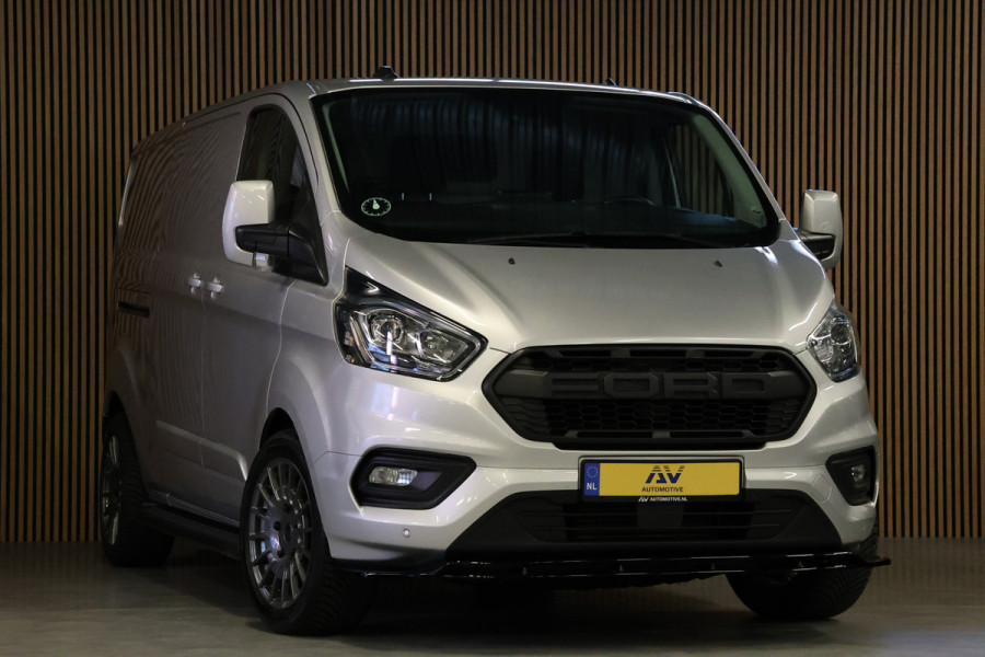 Ford Transit Custom 300 2.0 TDCI L2H1 Raptor Edition | CarPlay | Navigatie | Camera | Stoelverwarming | Dodehoek detector | DAB | 3-Zitter | Dealer onderhouden | Nieuwe APK