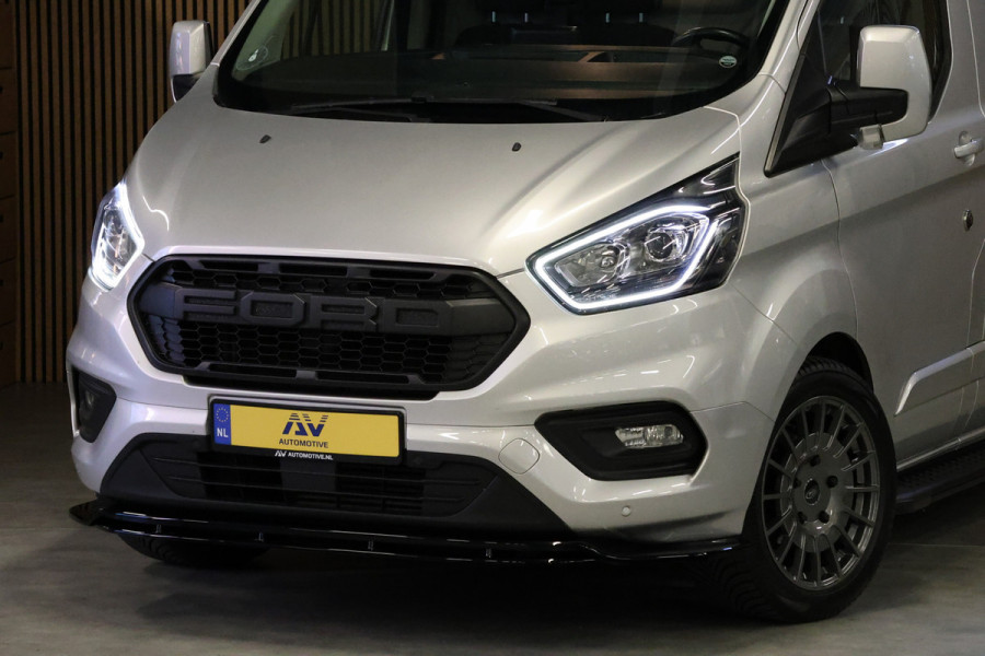 Ford Transit Custom 300 2.0 TDCI L2H1 Raptor Edition | CarPlay | Navigatie | Camera | Stoelverwarming | Dodehoek detector | DAB | 3-Zitter | Dealer onderhouden | Nieuwe APK