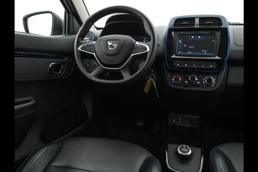 Dacia Spring Business 27 kWh Pack-Techno (INCL-BTW) Aut. *NAVI-FULLMAP | FULL-LEATHER | COMFORT-SEATS | CAMERA | DAB+ | CCS-FASTLOADER | AIRCO | PDC | CRUISE | 14''ALU*