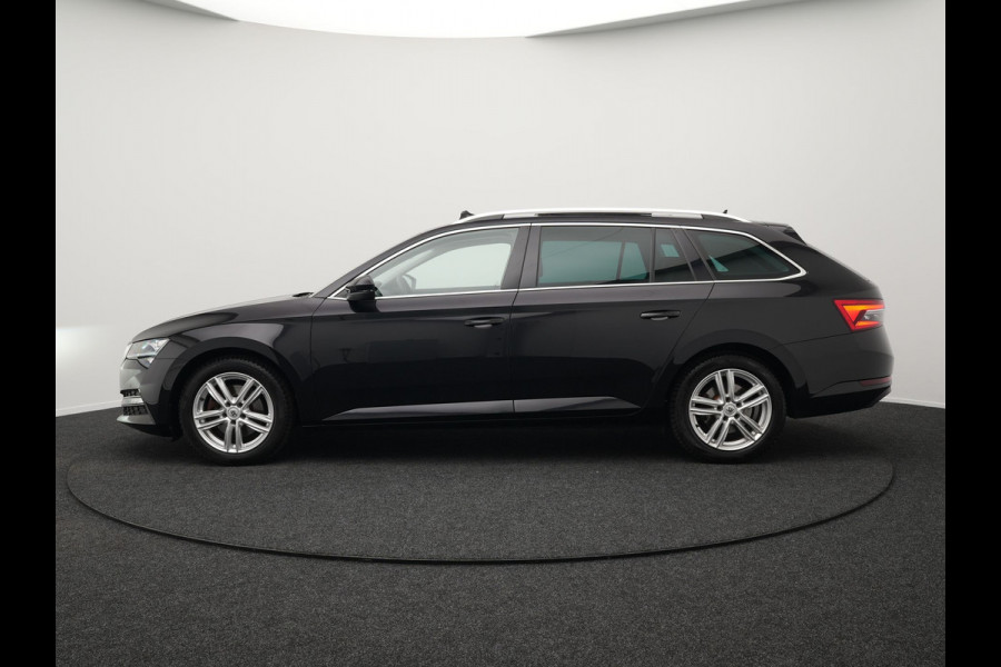 Škoda Superb Combi 1.4 TSI iV Business Edition Plug In Hybrid 218pk PHEV | Panodak | Lederen Sportstoelen Memory & Ventilatie | Adaptive Cruise | Crystal LED | 360 Camera | Navigatie | Apple Carplay | Virtual | DAB | Sfeerverlichting |