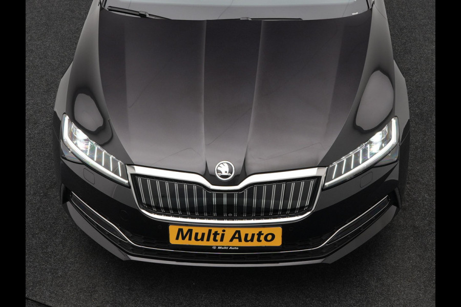 Škoda Superb Combi 1.4 TSI iV Business Edition Plug In Hybrid 218pk PHEV | Panodak | Lederen Sportstoelen Memory & Ventilatie | Adaptive Cruise | Crystal LED | 360 Camera | Navigatie | Apple Carplay | Virtual | DAB | Sfeerverlichting |
