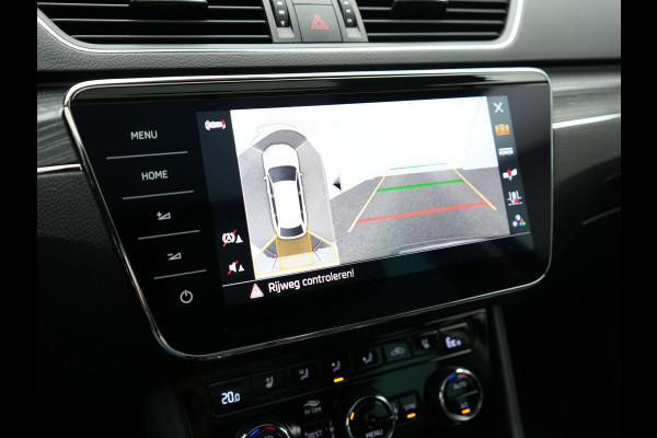 Škoda Superb Combi 1.4 TSI iV Business Edition Plug In Hybrid 218pk PHEV | Panodak | Lederen Sportstoelen Memory & Ventilatie | Adaptive Cruise | Crystal LED | 360 Camera | Navigatie | Apple Carplay | Virtual | DAB | Sfeerverlichting |