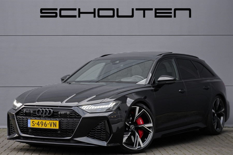 Audi RS6 Avant TFSI Quattro Dynamic+ Pano B&O Keramisch ACC HUD Stoelventilatie Alcantara Hemel