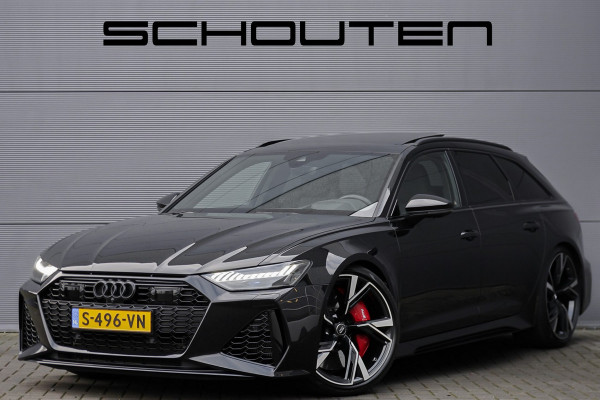 Audi RS6 Avant TFSI Quattro Dynamic+ Pano B&O Keramisch ACC HUD Stoelventilatie Alcantara Hemel