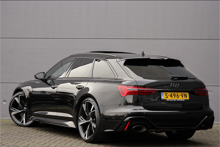 Audi RS6 Avant TFSI Quattro Dynamic+ Pano B&O Keramisch ACC HUD Stoelventilatie Alcantara Hemel
