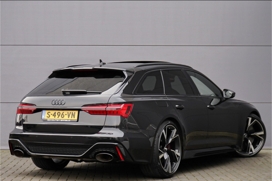 Audi RS6 Avant TFSI Quattro Dynamic+ Pano B&O Keramisch ACC HUD Stoelventilatie Alcantara Hemel