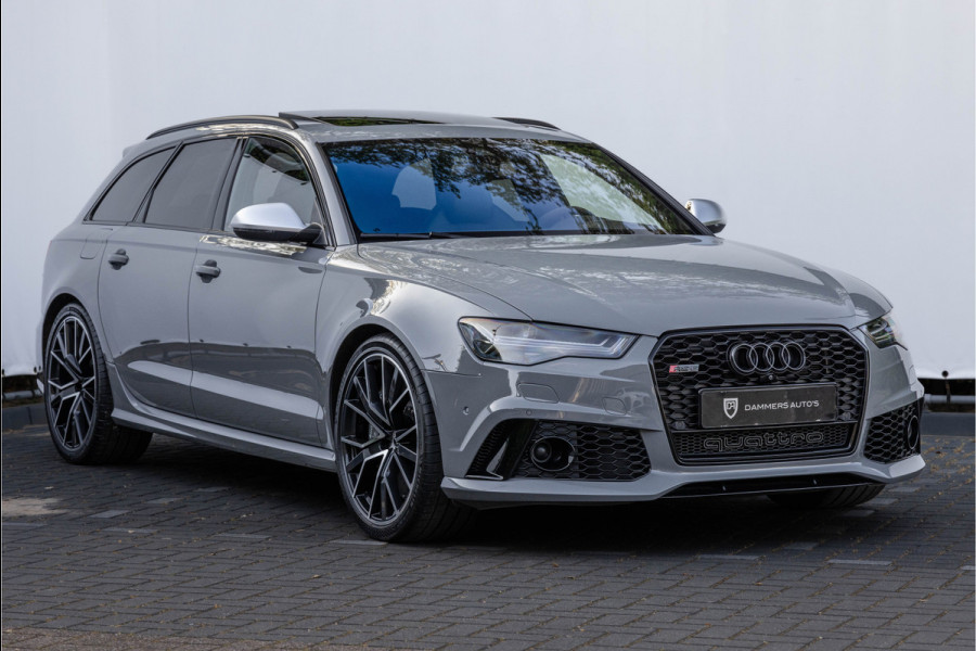 Audi RS6 Avant 4.0 TFSI 605pk Quattro Performance Dynamic plus Keramisch HuD Pano Milltek
