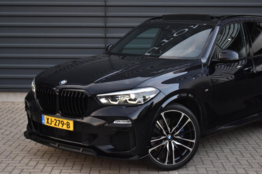 BMW X5 xDrive40i M Sport | Panoramadak | 22'' Velgen | Luchtvering | 4-Wiel Besturing | Harman/Kardon | Camera | Kristallen Pook | Incl. BTW | Orig. NL |