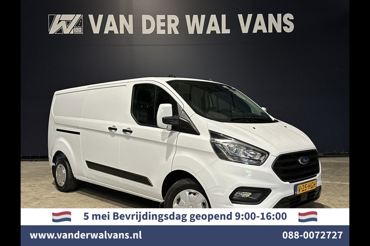 Ford Transit Custom 2.0 TDCI L2H1 Euro6 Airco | Camera | Apple Carplay | LED | Cruisecontrol 2800kg trekvermogen, Android Auto, Parkeersensoren, Verwarmde voorruit, Bijrijdersbank Ford Transit Custom 2.0 TDCI L2H1 Euro6 Airco | Camera | Apple Carplay | LED | Cruisecontrol 2800kg trekvermogen, Android Auto, Parkeersensoren, Verwarmde voorruit, Bijrijdersbank