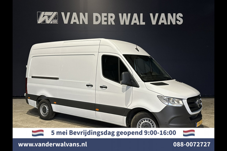 Mercedes-Benz Sprinter 317 CDI 170pk 9G-Tronic Automaat L2H2 Fabrieksgarantie Euro6 Airco | Camera | Navigatie Cruisecontrol, Stoelverwarming, Parkeersensoren, Bijrijdersbank