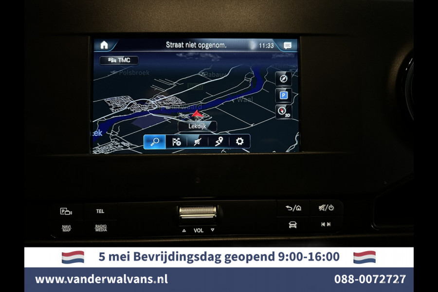 Mercedes-Benz Sprinter 317 CDI 170pk 9G-Tronic Automaat L2H2 Fabrieksgarantie Euro6 Airco | Camera | Navigatie Cruisecontrol, Stoelverwarming, Parkeersensoren, Bijrijdersbank