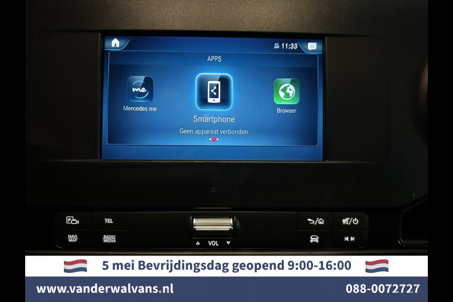 Mercedes-Benz Sprinter 317 CDI 170pk 9G-Tronic Automaat L2H2 Fabrieksgarantie Euro6 Airco | Camera | Navigatie Cruisecontrol, Stoelverwarming, Parkeersensoren, Bijrijdersbank