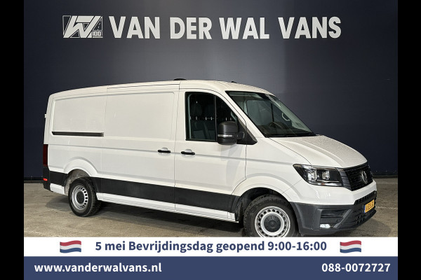 Volkswagen Crafter 2.0 TDI 141pk L3H2 L2H1 Euro6 Airco | Camera | Navigatie | 3000kg trekhaak Apple Carplay, Android Auto, Parkeersensoren, Bijrijdersbank