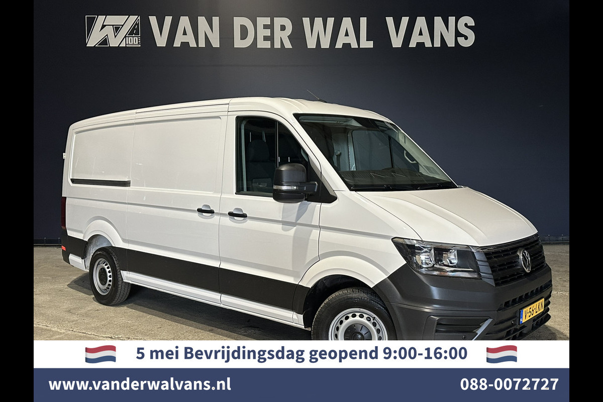 Volkswagen Crafter 2.0 TDI 141pk L3H2 L2H1 inrichting Euro6 Airco | Camera | Apple Carplay | Android Auto | Parkeersensoren Bijrijdersbank, 3000kg trekvermogen Volkswagen Crafter 2.0 TDI 141pk L3H2 L2H1 inrichting Euro6 Airco | Camera | Apple Carplay | Android Auto | Parkeersensoren Bijrijdersbank, 3000kg trekvermogen