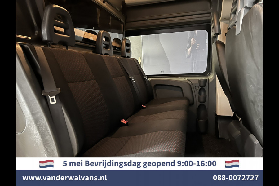 Peugeot Boxer 2.0 BlueHDI 131pk L2H2 Dubbele Cabine Euro6 Airco | 6-Zits | 2500kg Trekhaak | camera, navigatie, LED, cruiscontrol, parkeersensoren