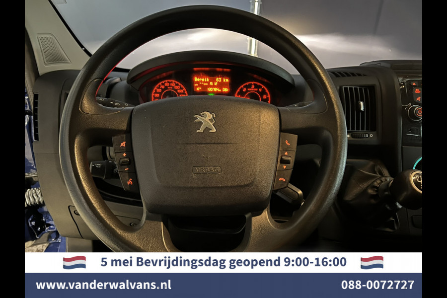Peugeot Boxer 2.0 BlueHDI 131pk L2H2 Dubbele Cabine Euro6 Airco | 6-Zits | 2500kg Trekhaak | camera, navigatie, LED, cruiscontrol, parkeersensoren