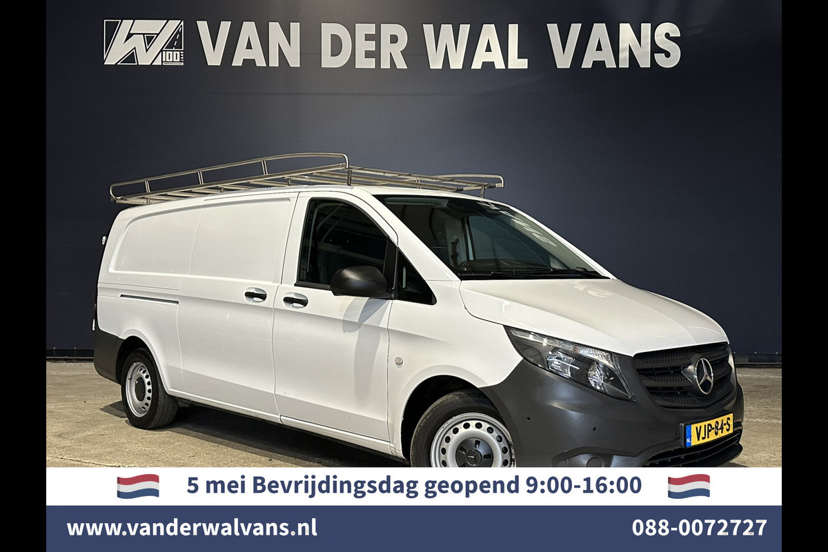 Mercedes-Benz Vito 116 CDI 164pk L3H1 Euro6 Airco | Navigatie | Camera | Imperiaal | Trekhaak Apple Carplay, Android Auto, Cruisecontrol, Parkeersensoren Mercedes-Benz Vito 116 CDI 164pk L3H1 Euro6 Airco | Navigatie | Camera | Imperiaal | Trekhaak Apple Carplay, Android Auto, Cruisecontrol, Parkeersensoren