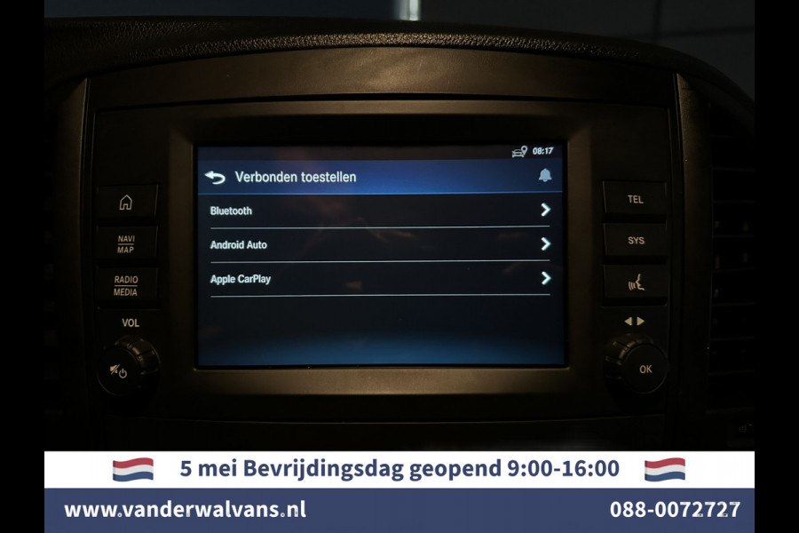 Mercedes-Benz Vito 116 CDI 164pk L3H1 Euro6 Airco | Navigatie | Camera | Imperiaal | Trekhaak Apple Carplay, Android Auto, Cruisecontrol, Parkeersensoren
