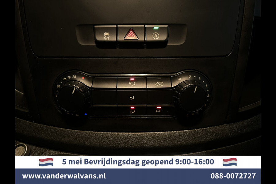 Mercedes-Benz Vito 116 CDI 164pk L3H1 Euro6 Airco | Navigatie | Camera | Imperiaal | Trekhaak Apple Carplay, Android Auto, Cruisecontrol, Parkeersensoren