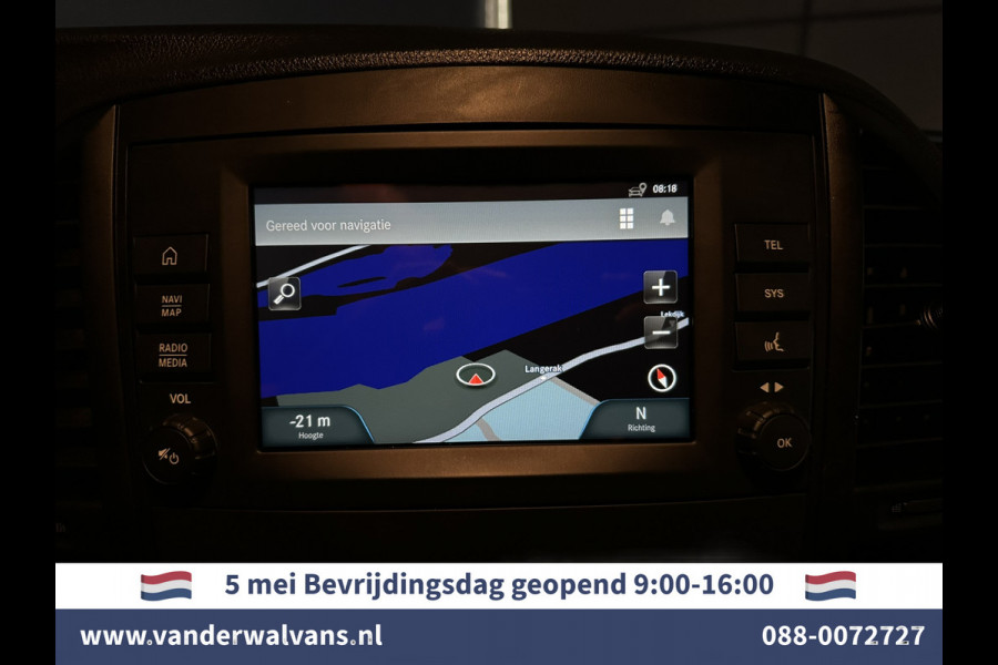 Mercedes-Benz Vito 116 CDI 164pk L3H1 Euro6 Airco | Navigatie | Camera | Imperiaal | Trekhaak Apple Carplay, Android Auto, Cruisecontrol, Parkeersensoren