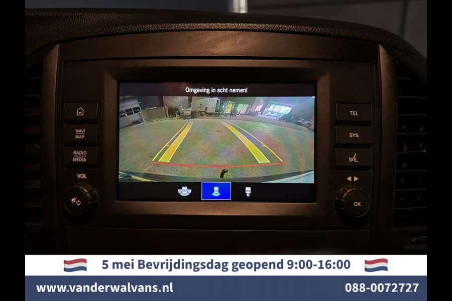 Mercedes-Benz Vito 116 CDI 164pk L3H1 Euro6 Airco | Navigatie | Camera | Imperiaal | Trekhaak Apple Carplay, Android Auto, Cruisecontrol, Parkeersensoren