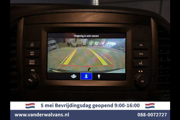 Mercedes-Benz Vito 116 CDI 164pk L3H1 Euro6 Airco | Navigatie | Camera | Imperiaal | Trekhaak Apple Carplay, Android Auto, Cruisecontrol, Parkeersensoren