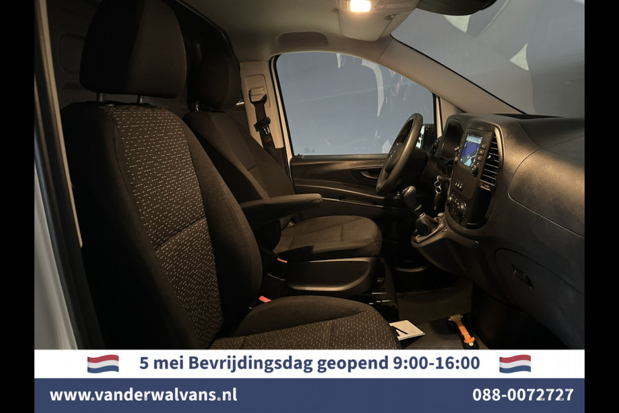 Mercedes-Benz Vito 116 CDI 164pk L3H1 Euro6 Airco | Navigatie | Camera | Imperiaal | Trekhaak Apple Carplay, Android Auto, Cruisecontrol, Parkeersensoren
