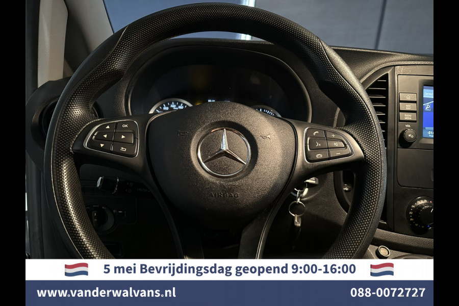Mercedes-Benz Vito 116 CDI 164pk L3H1 Euro6 Airco | Navigatie | Camera | Imperiaal | Trekhaak Apple Carplay, Android Auto, Cruisecontrol, Parkeersensoren