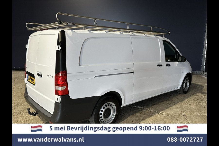 Mercedes-Benz Vito 116 CDI 164pk L3H1 Euro6 Airco | Navigatie | Camera | Imperiaal | Trekhaak Apple Carplay, Android Auto, Cruisecontrol, Parkeersensoren