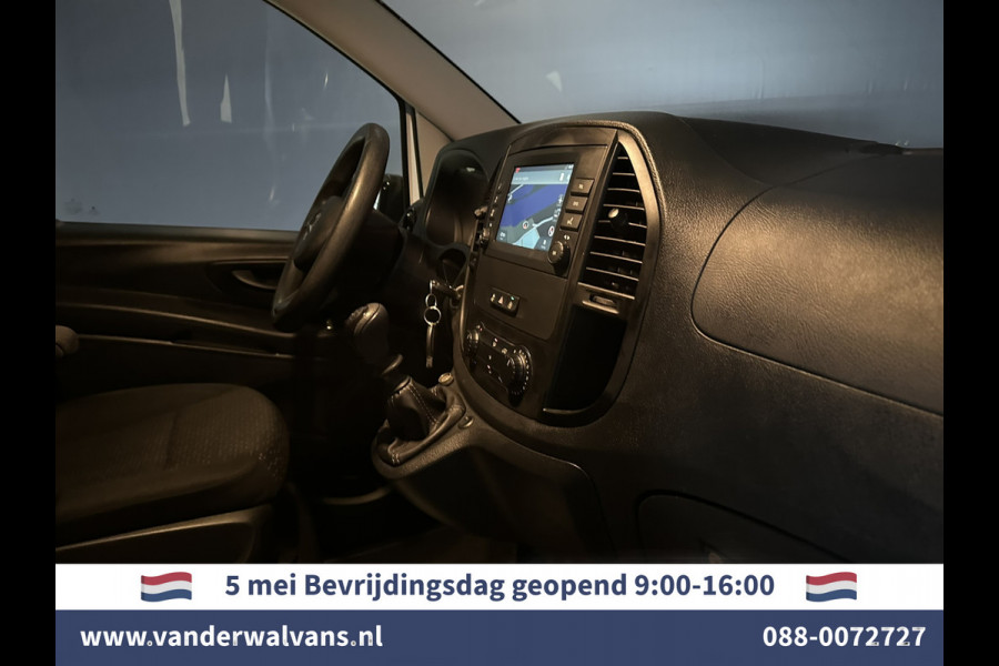 Mercedes-Benz Vito 116 CDI 164pk L3H1 Euro6 Airco | Navigatie | Camera | Imperiaal | Trekhaak Apple Carplay, Android Auto, Cruisecontrol, Parkeersensoren