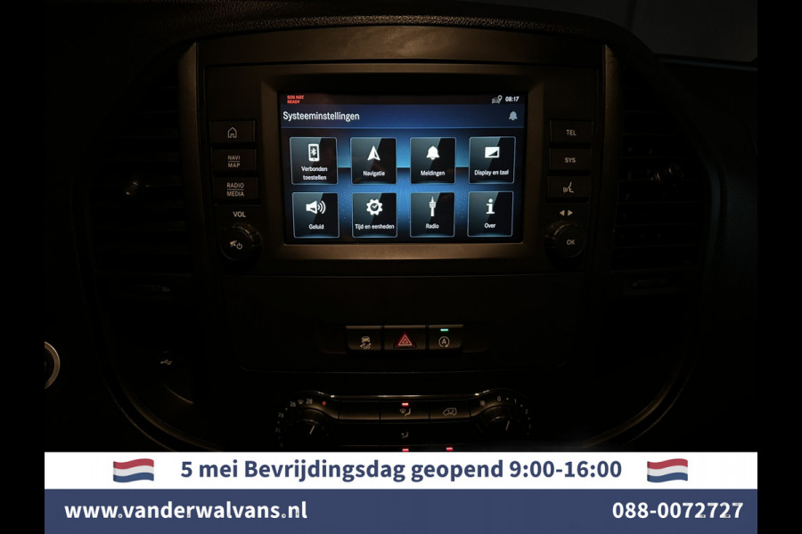 Mercedes-Benz Vito 116 CDI 164pk L3H1 Euro6 Airco | Navigatie | Camera | Imperiaal | Trekhaak Apple Carplay, Android Auto, Cruisecontrol, Parkeersensoren