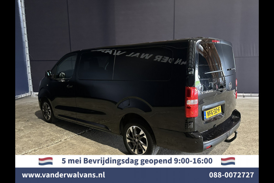 Opel Vivaro 2.0 CDTI 150pk L3H1 Dubbele Cabine Euro6 Airco | Camera | Navigatie | 5-zits | 2500kg Trekhaak Apple Carplay, Android Auto, Cruisecontrol, LM Velgen, Parkeersensoren