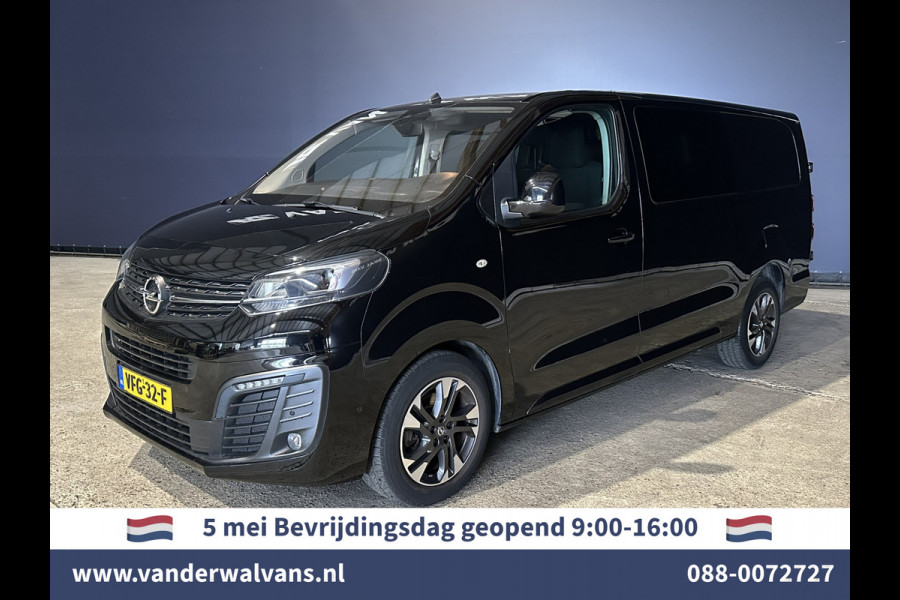 Opel Vivaro 2.0 CDTI 150pk L3H1 Dubbele Cabine Euro6 Airco | Camera | Navigatie | 5-zits | 2500kg Trekhaak Apple Carplay, Android Auto, Cruisecontrol, LM Velgen, Parkeersensoren
