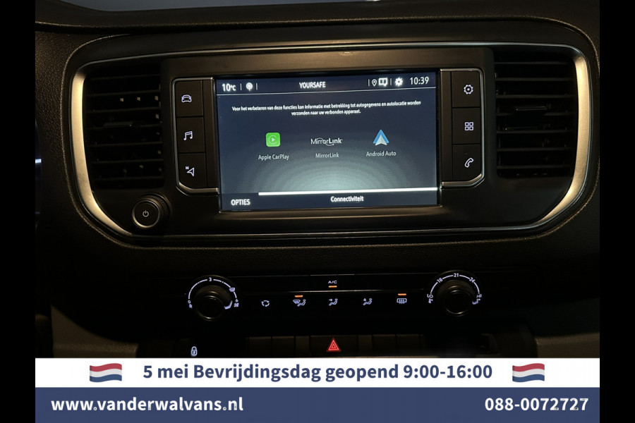 Opel Vivaro 2.0 CDTI 150pk L3H1 Dubbele Cabine Euro6 Airco | Camera | Navigatie | 5-zits | 2500kg Trekhaak Apple Carplay, Android Auto, Cruisecontrol, LM Velgen, Parkeersensoren