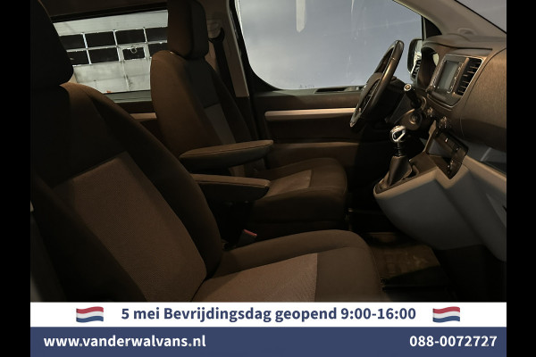 Opel Vivaro 2.0 CDTI 150pk L3H1 Dubbele Cabine Euro6 Airco | Camera | Navigatie | 5-zits | 2500kg Trekhaak Apple Carplay, Android Auto, Cruisecontrol, LM Velgen, Parkeersensoren