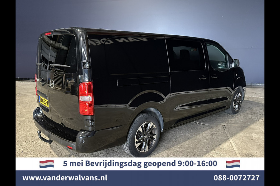 Opel Vivaro 2.0 CDTI 150pk L3H1 Dubbele Cabine Euro6 Airco | Camera | Navigatie | 5-zits | 2500kg Trekhaak Apple Carplay, Android Auto, Cruisecontrol, LM Velgen, Parkeersensoren