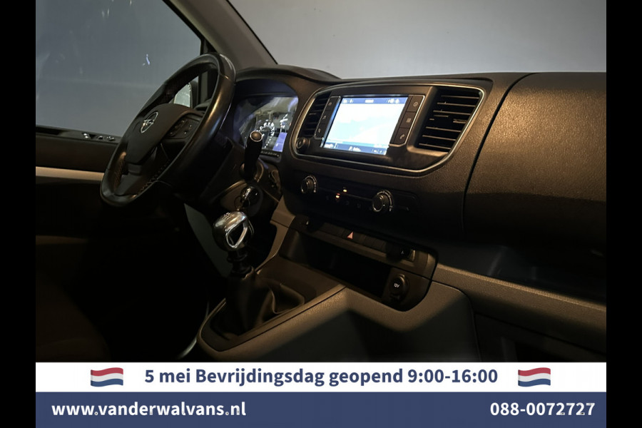 Opel Vivaro 2.0 CDTI 150pk L3H1 Dubbele Cabine Euro6 Airco | Camera | Navigatie | 5-zits | 2500kg Trekhaak Apple Carplay, Android Auto, Cruisecontrol, LM Velgen, Parkeersensoren