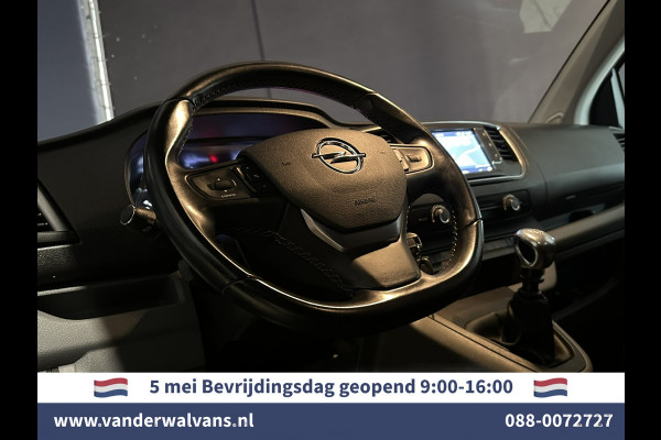 Opel Vivaro 2.0 CDTI 150pk L3H1 Dubbele Cabine Euro6 Airco | Camera | Navigatie | 5-zits | 2500kg Trekhaak Apple Carplay, Android Auto, Cruisecontrol, LM Velgen, Parkeersensoren